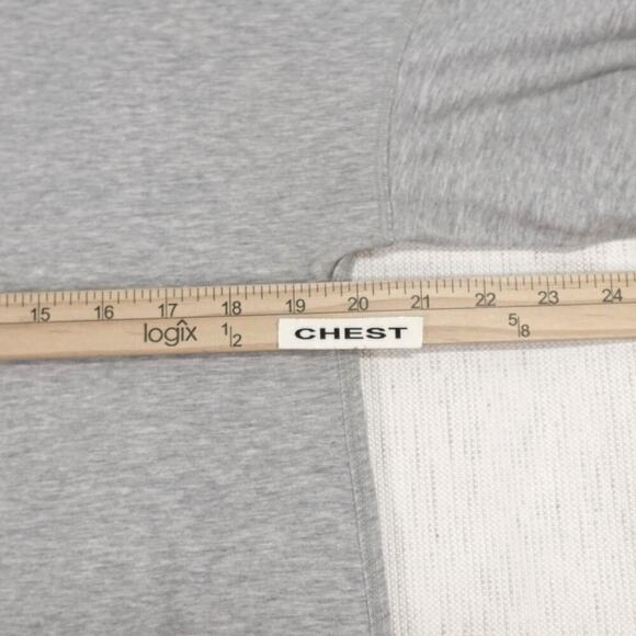 Lululemon To The Point Top Womens Size Large Gray Asymmetric Yoga Lounge - Picture 10 of 11